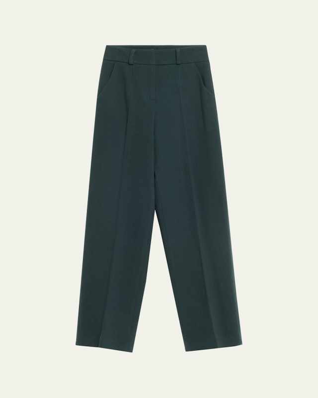 High-Rise Wide-Leg Trousers